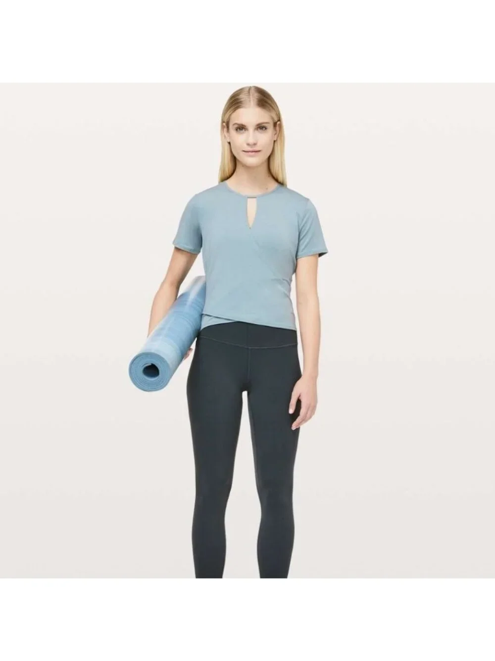 Lululemon Round Trip Short Sleeve Blue Cast